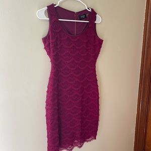 Guess Eyelash Lace Bodycon Minidress